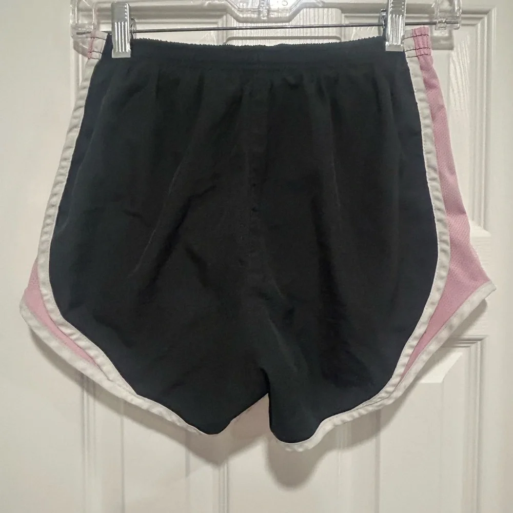 Nike Black and Pink Athletic‎ Shorts Lightweight Design